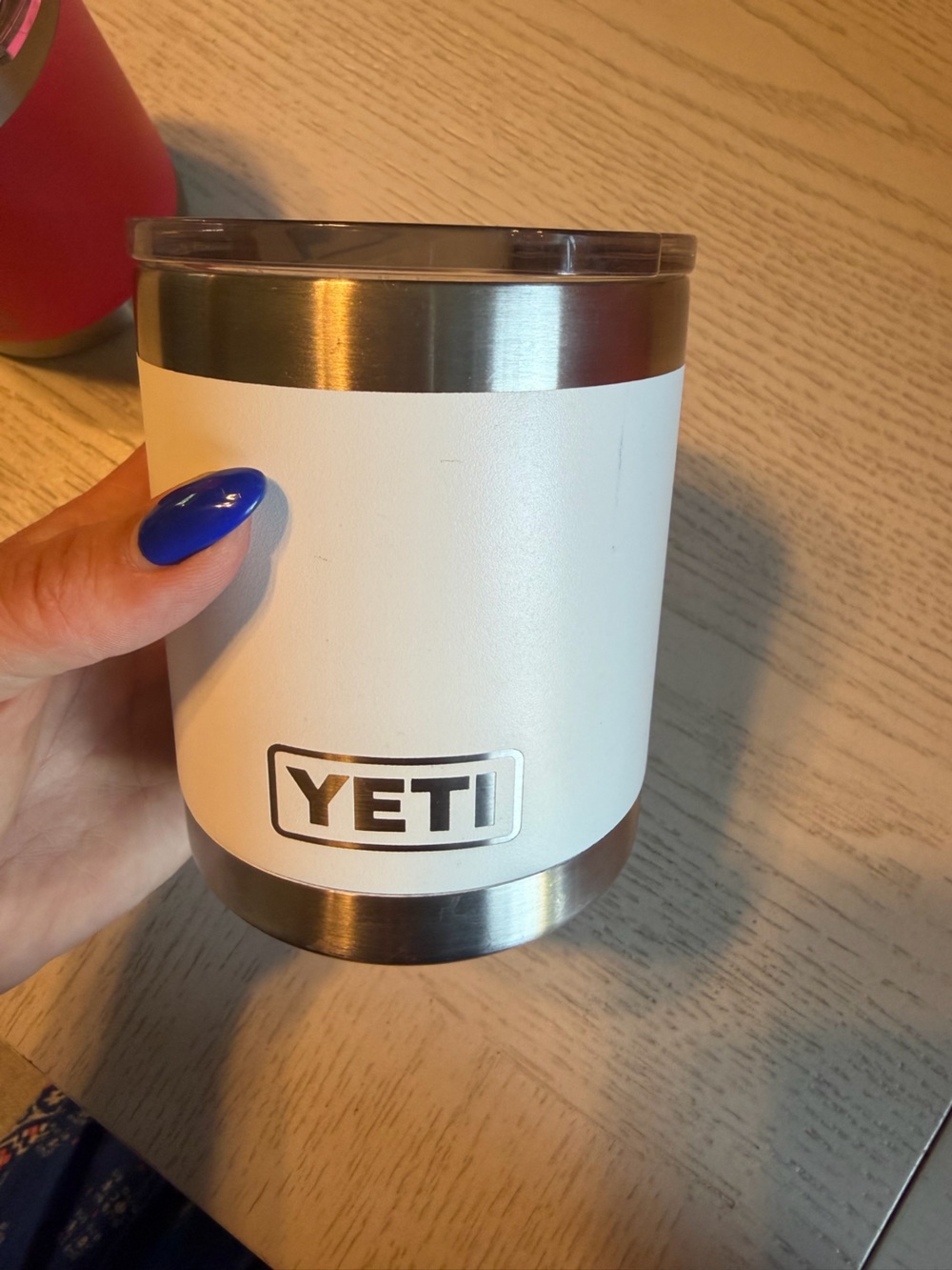 Yeti White Stainless Steel 10oz Tumbler with Brushed Rim
